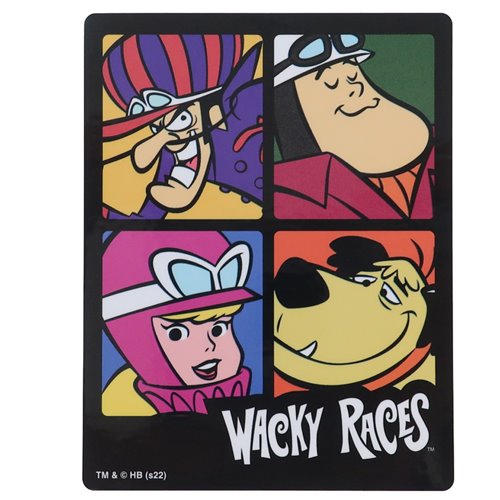 ダイカットビニールステッカー ビッグシール チキチキマシン猛レース みんな ワーナーブラザース スモールプラネット デコシール 耐水性 メール便可