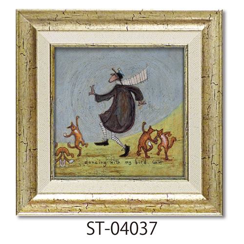 Sam Toft 額付きポスター サムトフト 鳥と踊ろう ユーパワー ST-04037 ギフト インテリア 取寄品