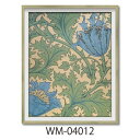 William Morris 額付きポスター ウィリアムモリス アネモネ ユーパワー WM-04012 ギフト インテリア 取寄品