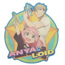 トラベルステッカー ビッグシール スパイファミリー SPY FAMILY アーニャ&ロイド 少年ジャンプ エンスカイ 耐水 耐光 アニメメール便可