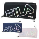 ラウンドファスナーロングウォレット レディース長財布 フィラ オーロラビッグロゴ FILA 森本本店 プレゼント スポーツブランド