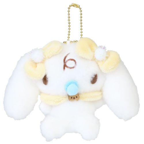 ミニぬいぐるみボールチェーン マスコット シナモロール おそろいツインテ みるく サンリオ ナカジマ プレゼント