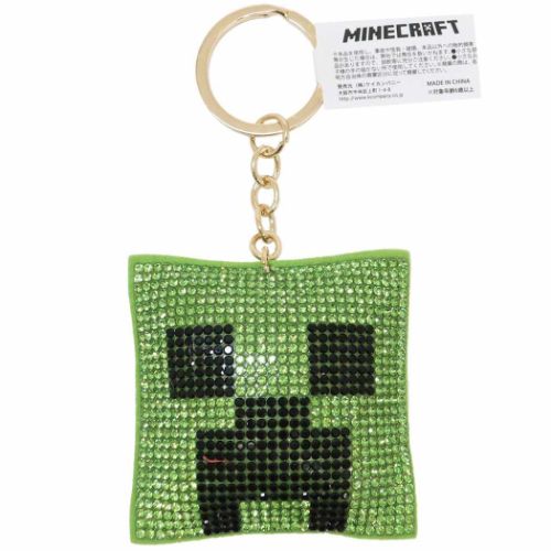 キラキラキーチェーン キーホルダー マインクラフト クリーパー Minecraft ケイカンパニー かわいい コレクション雑貨 ゲームメール便可