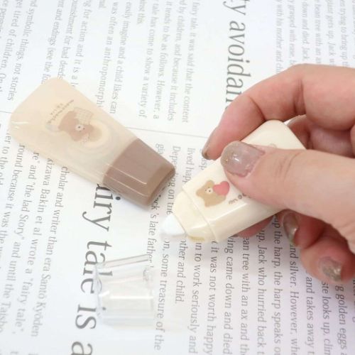 CORRECTION TAPE 修正テープ ほっこりモコモカ モカ クーリア 新学期準備文具 かわいい メール便可