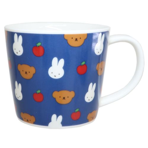 磁器製MUG マグカップ ミッフィー miffy and boris ブルー ディックブルーナ 金正陶器 プレゼント 食器 絵本のサムネイル