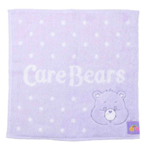 ジャガードハンカチタオル ミニタオル ケアベア パステルドットフェイス パープル CareBears 丸眞 汗拭きタオル メール便可 ジャガードハンカチタオル ミニタオル ケアベア パステルドットフェイス パープル CareBears 丸眞 汗拭きタオル メール便可