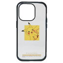 アイフォン14プロ 13プロ プロテクトカバー llllfit Clear iPhone14Pro 13Proケース ポケットモンスター ピカチュウ ポケモン グルマンディーズ プロテクトジャケット スマホカバー メール便可