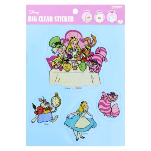 ビッグクリアステッカー colors ビッグシール ふしぎの国のアリス ディズニー サンスター文具 デコシー..