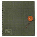 String-tie notebook 02 方眼ノート kleid クレイド Olive Darb 新日本カレンダー おしゃれ文具 テレワーク 大人 仕事 ビジネス シンプル メール便可