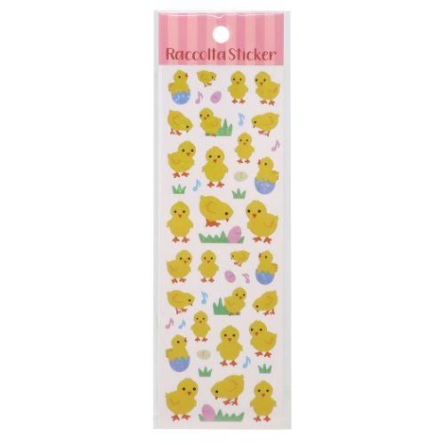 ラコルタステッカー シールシート ひよこ S＆C 手帳デコ かわいい メール便可