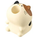 ペンスタンド ペン立て はらぺこあにまる みけねこ harapeko animal デコレ 卓上収納 おもしろ雑貨
