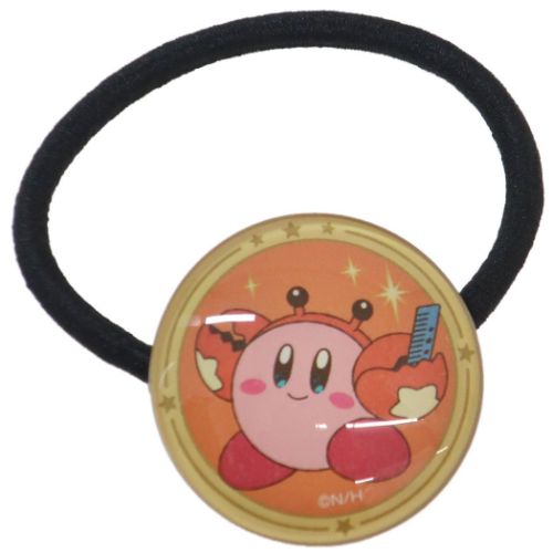 ガラスヘアゴム ヘアアクセ 星のカービィ KIRBY ホロスコープコレクション かに座 ジェイズプランニング ヘアアクセサリー ヘアポニー メール便可