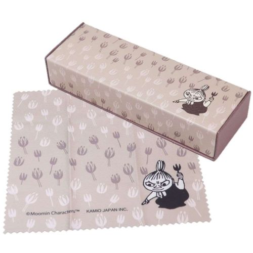 クロス付きスタンドにもなるメガネケース 眼鏡ケース ムーミン チューリップ 北欧 カミオジャパン ハードタイプ プレゼントのサムネイル