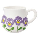 お花MUG マグカップ flower's tableware パンジー デコレ かわいい プレゼント