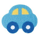 ニットワッペン ワッペン クルマ 新入学 車 お気に入りシリーズ 清原 手芸用品 アイロン接着 入園 幼稚園 小学生 キッズ 子ども メール便可