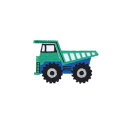 アイロンパッチ ワッペン ダンプカー 新入学 お気に入りシリーズ 清原 手芸用品 アイロン接着 入園 幼稚園 小学生 キッズ 子ども メール便可