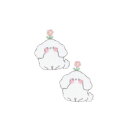 シール&アイロン接着ミニワッペン 2枚セット ワッペン ぽちゃっとアニマル プードル 新入学 清原 手芸用品 シール アレンジ 入園 幼稚園 小学生 キッズ 子...