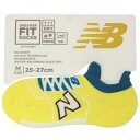 楽天雑貨＆アートの通販店ベルコモンメンズスニーカーソックス M 男性用靴下 ニューバランス イエロー new balance シン NB エヌビー フレンズヒル FRIENDSHILL プレゼント 男の子 スポーツブランド メール便可