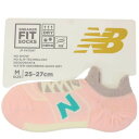 楽天雑貨＆アートの通販店ベルコモンメンズスニーカーソックス M 男性用靴下 ニューバランス ピンク new balance シン NB エヌビー フレンズヒル FRIENDSHILL プレゼント 男の子 スポーツブランド メール便可