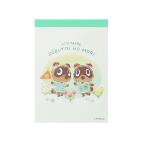 メモミニ ミニミニメモ メモ帳 あつまれどうぶつの森 つぶきち＆まめきち サンスター文具 新学期準備文..
