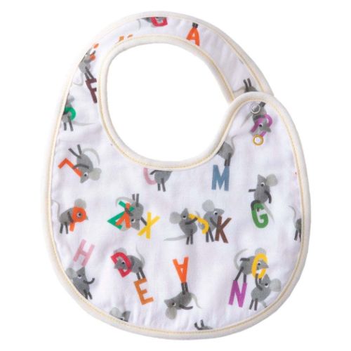 スタイ ベビービブ キャラ レオレオニ アルファベット ウェーブ COCOWALK よだれかけ ベビー 赤ちゃん用品 出産祝い ギフト 絵本メール便可