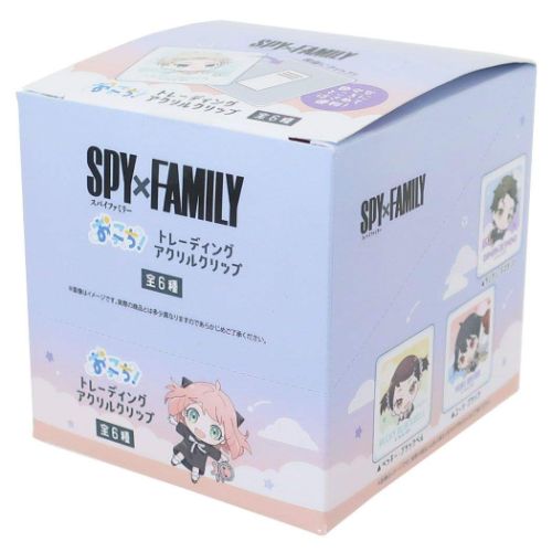 トレーディングアクリルクリップ 全6種 6個入セット クリップ スパイファミリー SPY FAMILY おっこち2 少年ジャンプ カミオジャパン コレクション文具 まとめ買い アニメ