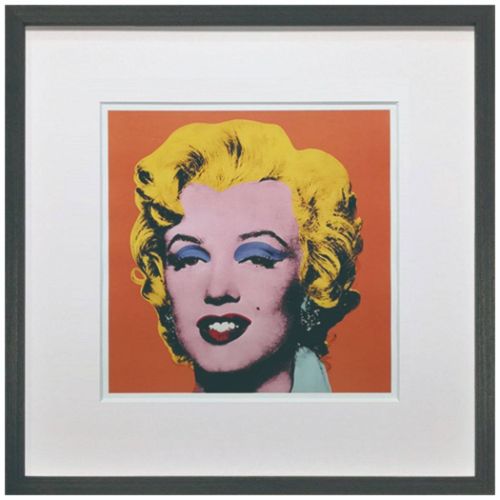 Andy Warhol アートポスター アンディ ウォーホール Shot Orange Marilyn1964 美工社 額付き ギフト インテリア 取寄品【プレゼント】ベルコモン