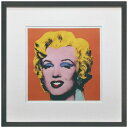 Andy Warhol アートポスター アンディ ウォーホール Shot Orange Marilyn1964 美工社 額付き ギフト インテリア 取寄品【プレゼント】ベルコモン