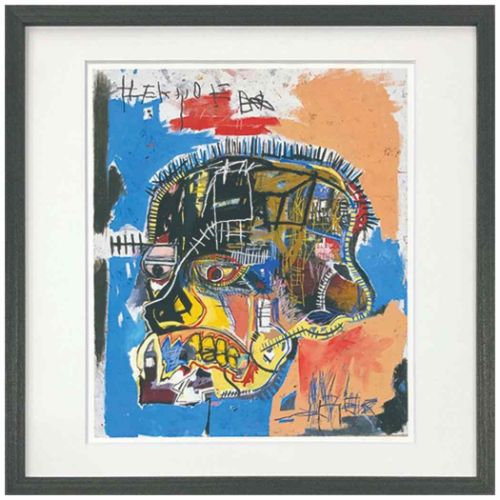 Jean-Michel Basquiat アートポスター ジャン-ミシェル バスキア Untitled (Skull) 1981 美工社 額付き ギフト インテリア 取寄品【プレゼント】ベルコモン