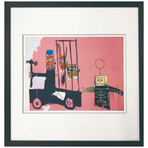 Jean-Michel Basquiat アートポスター ジャン-ミシェル バスキア Molasses1983 美工社 額付き ギフト インテリア 取寄品【プレ...