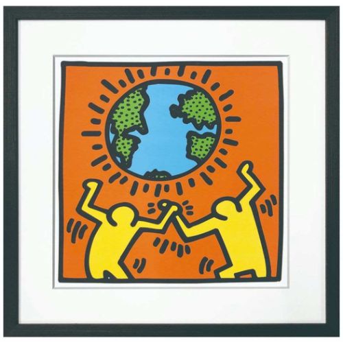 Keith Haring ȥݥ إ Untitled(world)  դ ե ƥꥢ ʡڥץ쥼ȡۥ٥륳