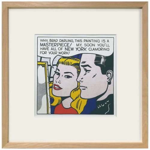 Roy Lichtenstein アートポスター リキテンシュタイン Masterpiece1962 美工社 額付き ギフト インテリア 取寄品【プレゼント】ベルコモン