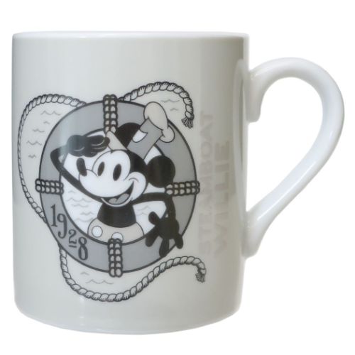 磁器製マグ マグカップ ミッキーマウス 蒸気船ウィリー ボールト モーメンツ 100周年記念 ディズニー 三郷陶器 プレゼント レンジ対応 食器 かわいいのサムネイル