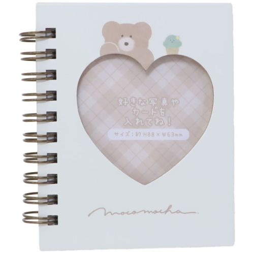 リングメモ メモ帳 ほっこりモコモカ モカ クーリア かわいい 文具 推し活 メール便可