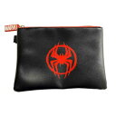 フラットポーチ 平ポーチ スパイダーマン:アクロス ザ スパイダーバース MARVEL インロック 小物入れ メール便可