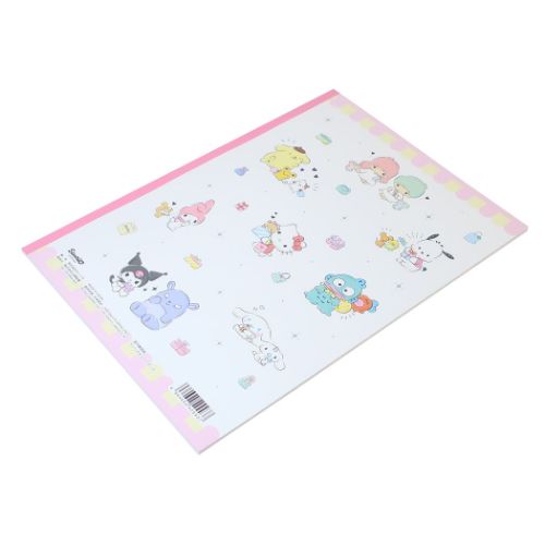 B5漢字練習帳 104字 国語ノート サンリオキャラクターズ サンリオ 山野紙業 新学期準備文具 勉強ノート メール便可