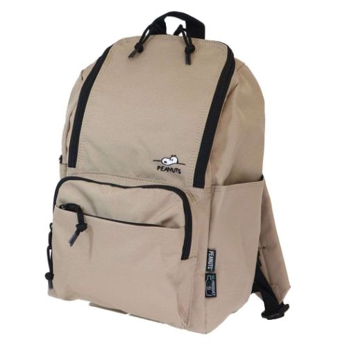 スクエアジップリュック RE-PET デイパック スヌーピー BE ピーナッツ マリモクラフト バックパック