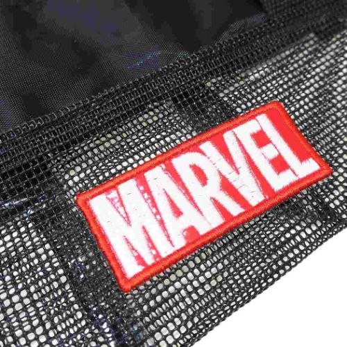 メッシュポーチ ミニポーチ マーベル メッシュブラックロゴ MARVEL 丸眞 ゴルフ ボールポーチ メール便可【MARVELCorner】 3