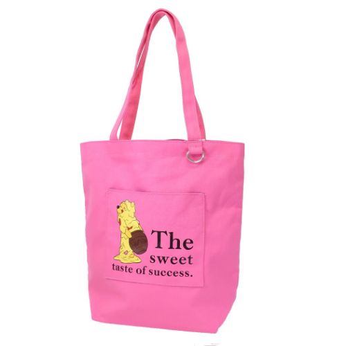 コットンバッグ トートバッグ くまのプーさん ファニーフェイス PK ディズニー マリモクラフト 手提げかばん