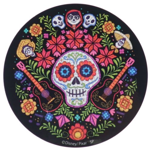 キャラクターステッカー ダイカットシール リメンバーミー サークル ディズニー スモールプラネット ダイカットビニールステッカー デコシール 耐水性 メール便可のサムネイル