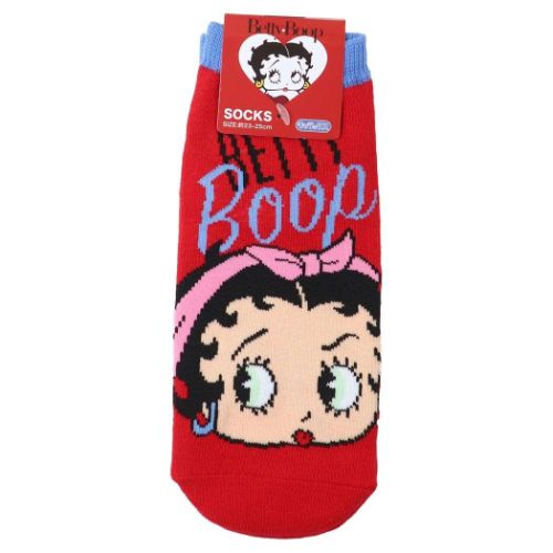 レディースソックス 女性用靴下 ベティブープ カチューシャ BETTY BOOP スモールプラネット キャラックス 大人向け メール便可