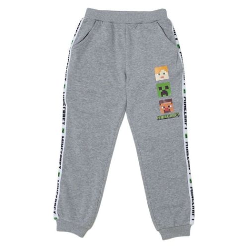 シャギープリントパンツ キッズファッション マインクラフト グレー Minecraft カイタックファミリー キッズ 子ども ゲーム