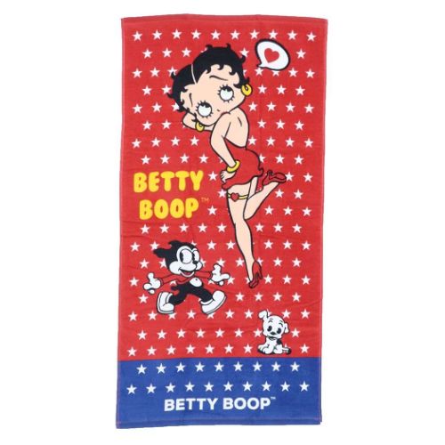 ジャガードタオル バスタオル ベティ ブープ ベティーバー BETTY BOOP 林タオル プレゼン ...