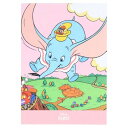 メモA6 DC メモ帳 ダンボ レトロダンボ ディズニー サンスター文具 かわいい メール便可の商品画像