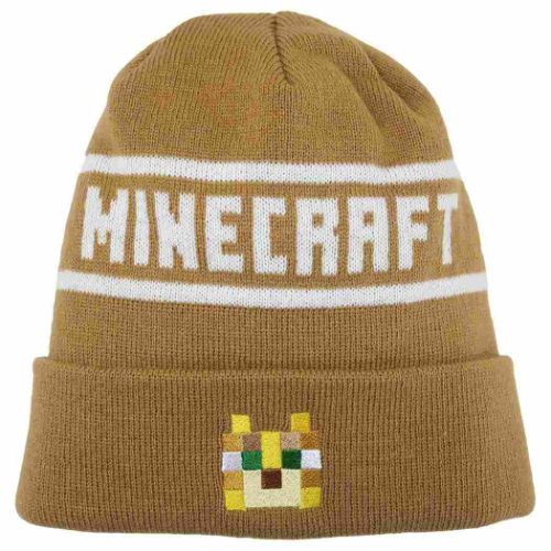 KIDS ニット帽 帽子 マインクラフト ゴールド Minecraft カイタックファミリー 子ども キッズ ウォーマ..
