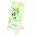 アクリルスマホスタンド スマホスタンド ポケットモンスター ニャオハ ポケモン グルマンディーズ プレゼント かわいい スマートフォンスタンド メール便可(2)