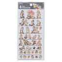 4サイズステッカー 4SIZE STICKER シールシート チップ&デール ディズニー カミオジャパン 手帳デコ メール便可