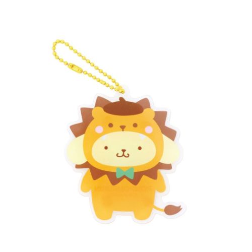 アクリルネームホルダー キーチェーン ポムポムプリン おかぶりアニマル サンリオ エムプラン アクリル..