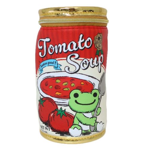 ペンケース レディース（売れ筋ランキング） スープ缶 ポーチ かえるのピクルス ピクルスパントリー ナカジマ ペンケース 筆箱 小物入れ