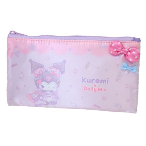 フラットポーチ コスメポーチ クロミ サンリオキャラクターズxDOLLYMIX サンリオ ケイカンパニー ペンケース 筆箱 小物入れ メール便可
